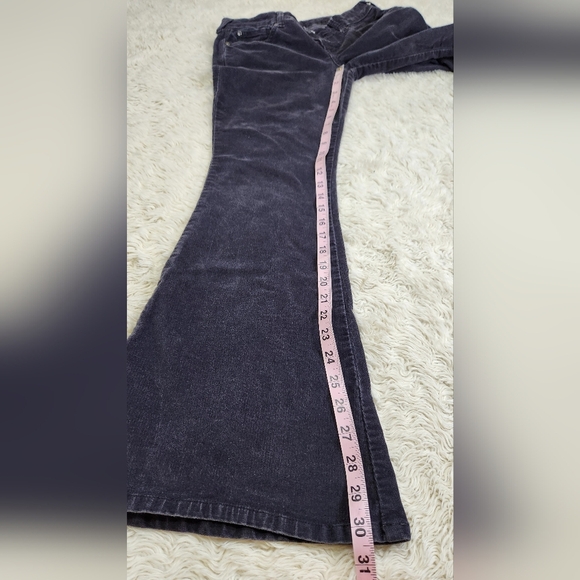 ARIAT Corduroy Flare Jean Dark Gray Womens Size 28 - Picture 10 of 14